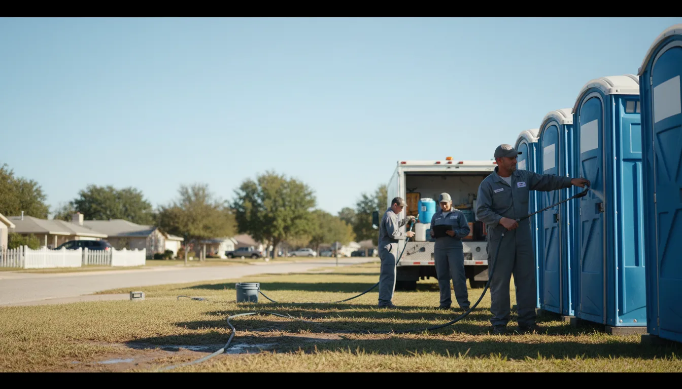 Long-Term Portable Toilet Rental in Alvarado, TX near me